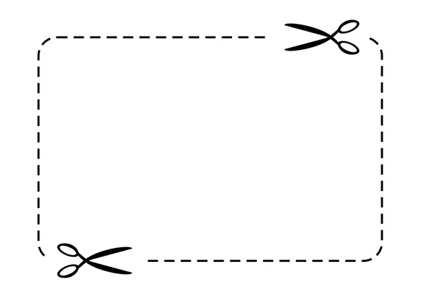 Frontera cupón — Archivo Imágenes Vectoriales