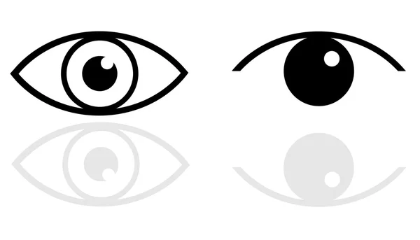 Simbolo occhio — Vettoriale Stock