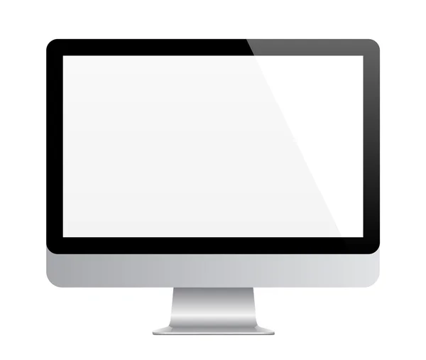 Modern számítógép-monitor — Stock Vector