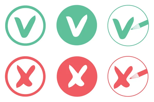 Marca de verificación — Vector de stock