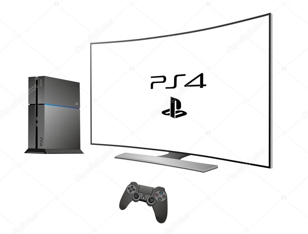 Sony Playstation 4 with TV – Stock Editorial Photo © leonardo255 #78856980