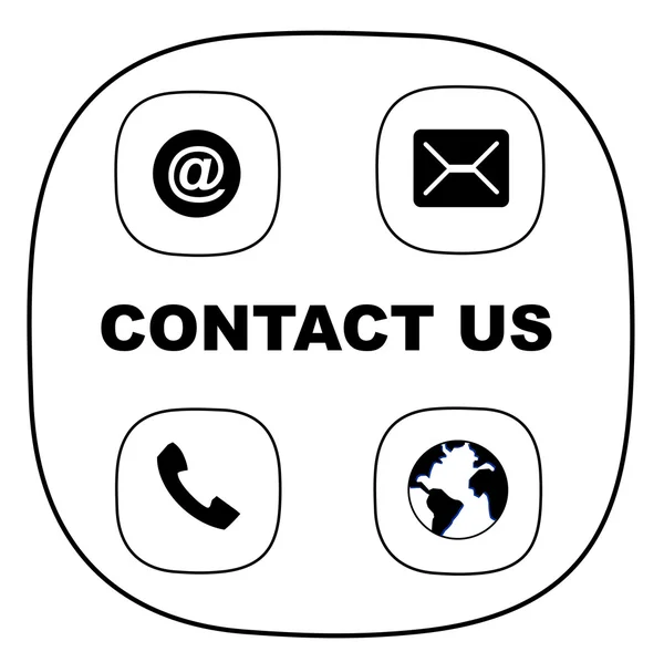 Contact icon — Stock Vector