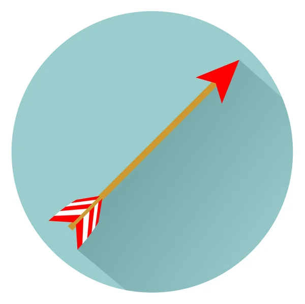 Flèche d'arc — Image vectorielle
