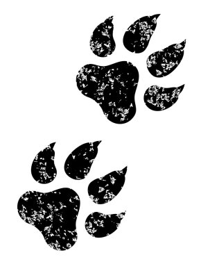 animal paw print clipart