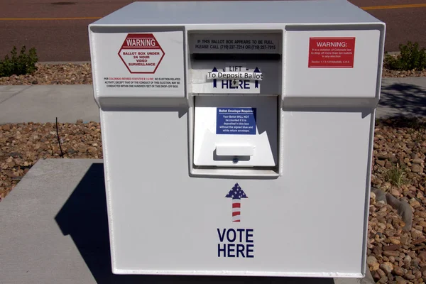 Boîte Dépôt Des Bulletins Vote Pour Les Élections Tous Les Images De Stock Libres De Droits