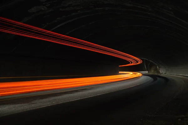 Interesting and abstract lights in orange, red, yellow and white — Stock Photo, Image