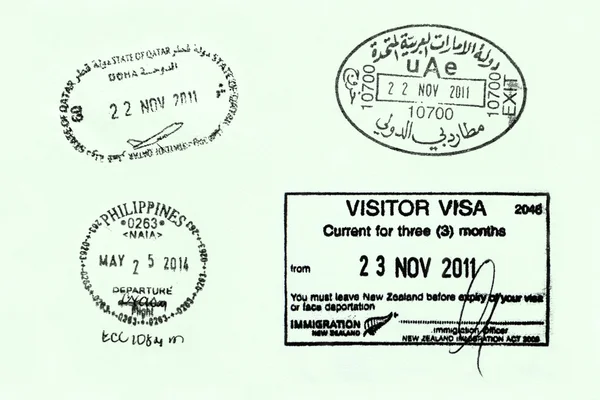 Passport Page — Stock Photo, Image