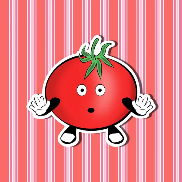 Surprised Tomato — Stock Photo, Image