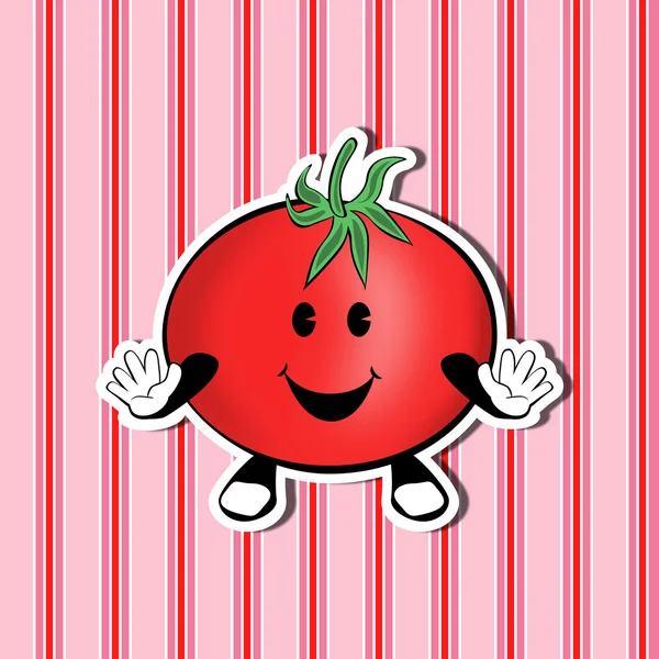 Happy Tomato — Stock Photo, Image