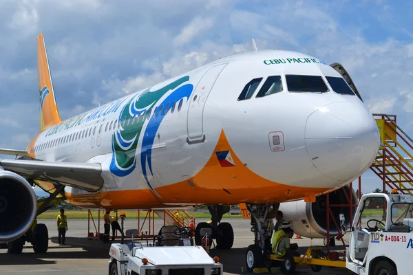 Cebu Pacific samolocie Obrazy Stockowe bez tantiem