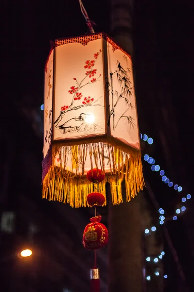 Exposition de lanternes pendant le festival des lanternes — Photo