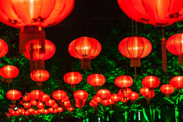 Exhibit of lanterns during the Lantern Festival