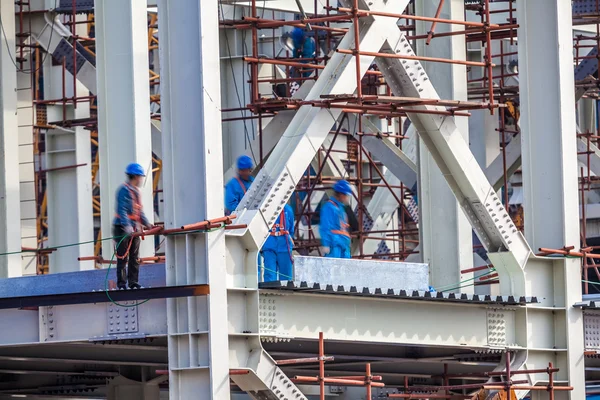 Construction site in China — Stock Photo, Image