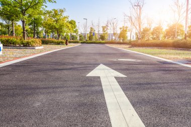 Açık otopark yol Çin