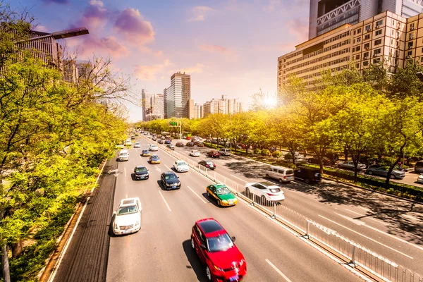 Het central business district in beijing, China — Stockfoto