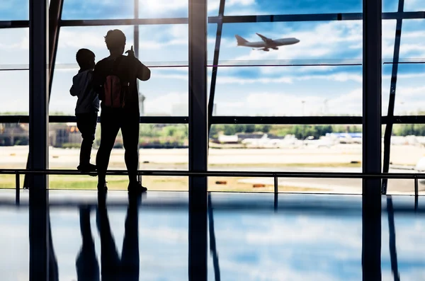 Passenger In the Beijing airport — Stock Photo, Image