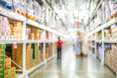 Süpermarket bulanıklık arka plan