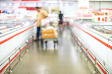 Süpermarket bulanıklık arka plan