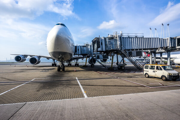 Aircraft ready for boarding