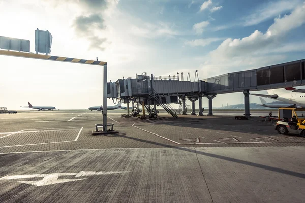 Aviones listos para abordar — Foto de Stock