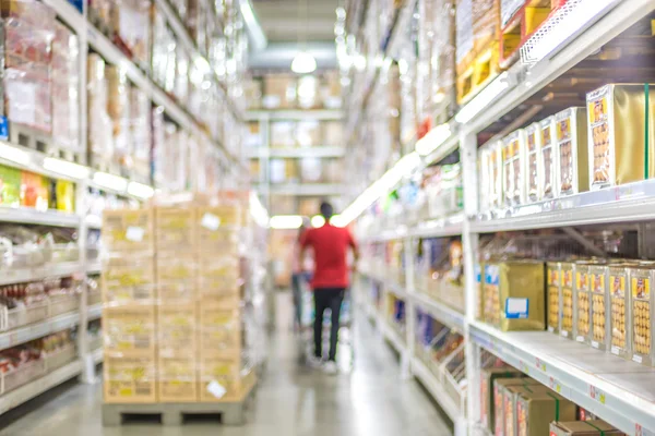 Supermarkt verschwimmt Hintergrund — Stockfoto