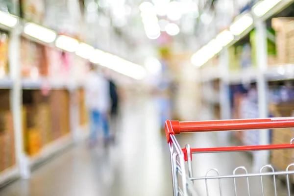 Fondo borroso del supermercado — Foto de Stock