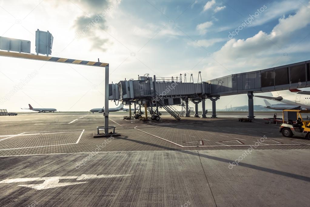 Aircraft ready for boarding