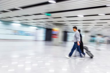 Pekin Havaalanı yolcu, Hareket Bulanıklığı