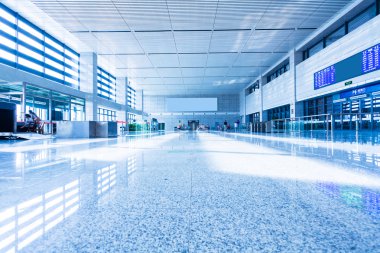 Yüksek hızlı tren istasyonu iç Çin