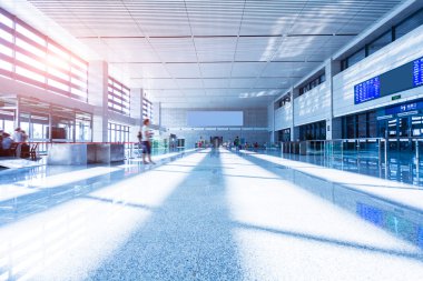 Yüksek hızlı tren istasyonu iç Çin