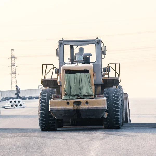 Laying asphalt special equipment — Stock Photo, Image