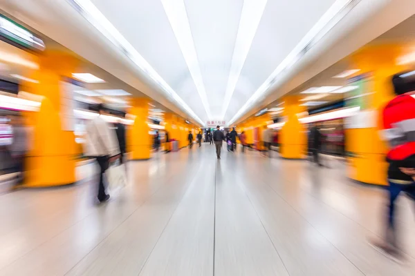 A estação de metrô em Pequim china — Fotografia de Stock