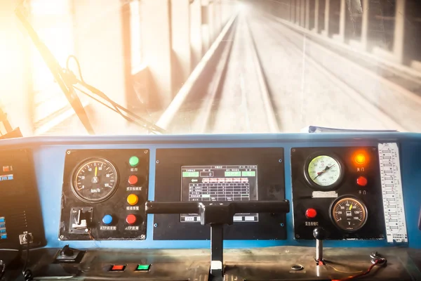 Cidade metrô cockpit — Fotografia de Stock