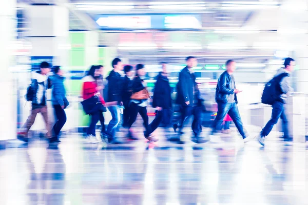 The subway station in beijing china — Stock Photo, Image