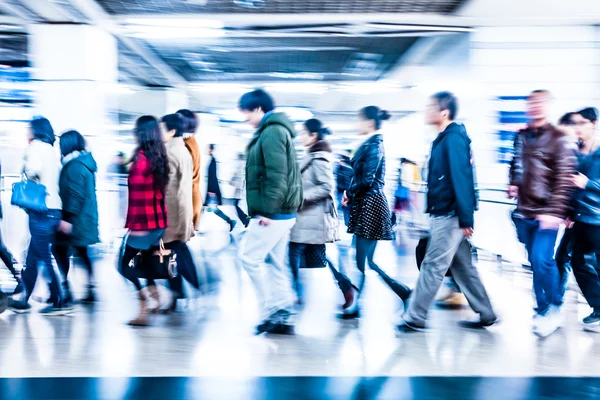 The subway station in beijing china — Stock Photo, Image