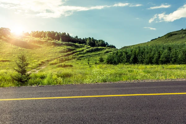 Road in mountains — Stock Photo, Image