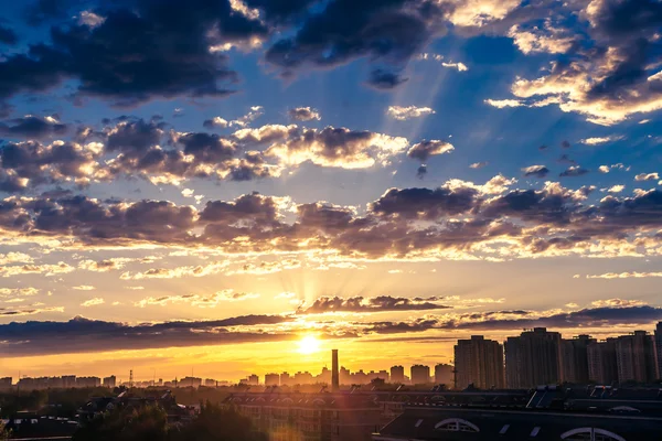 Nuvens do pôr do sol — Fotografia de Stock