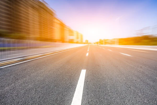 Motion blur of the road — Stock Photo, Image