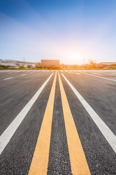 Desenfoque de movimiento de la carretera — Foto de Stock