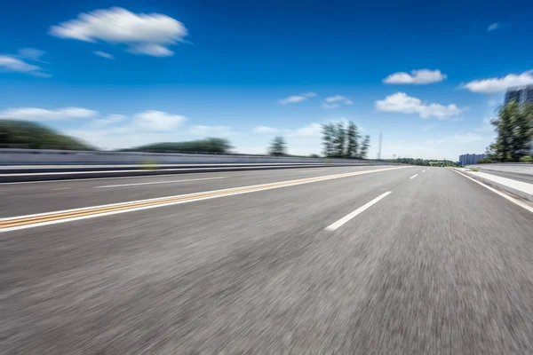 Motion blur of the road — Stock Photo, Image