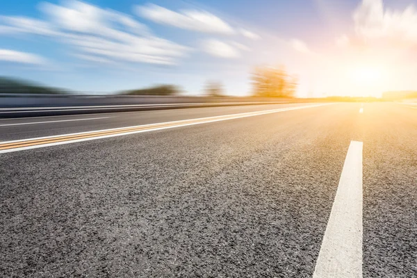 Movimento sfocatura della strada — Foto Stock