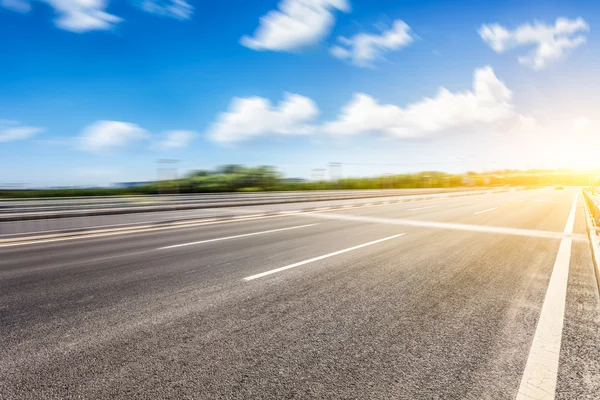 Bewegungsunschärfe der Straße — Stockfoto