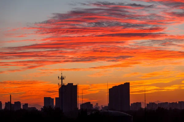 Nuvens do pôr do sol — Fotografia de Stock