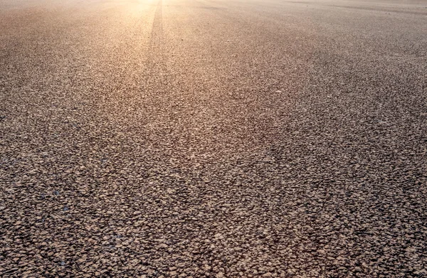 Neue Asphaltstraße aus nächster Nähe — Stockfoto