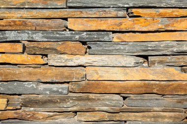 Dekoratif taş duvar yüzeyinin deseni