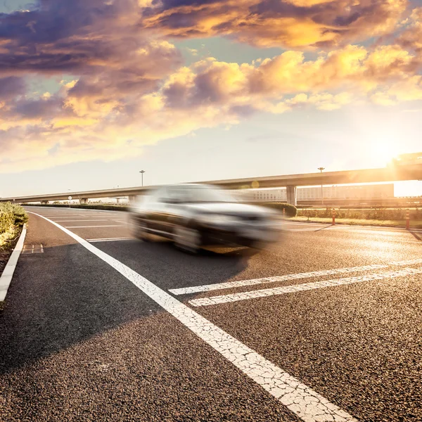 Road and sky in airport — Stock Photo, Image