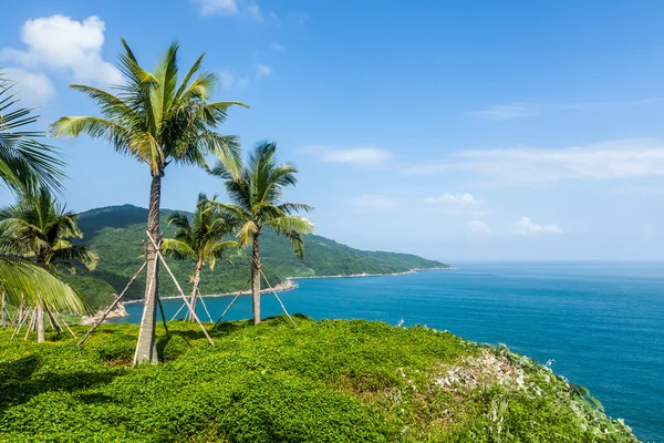 Baia sotto la montagna, Vietnam — Foto Stock