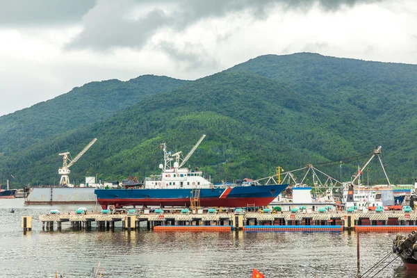 Il porto di pesca vietnamita — Foto Stock