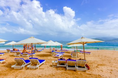 tatil sezonu Beach.