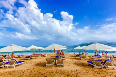 tatil sezonu Beach.
